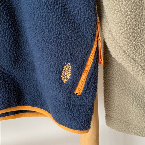 FP Movement by Free People Hit The Slopes Colorblock Fleece Pullover Midnight L - Picture 9 of 13